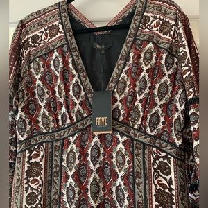 Frey long viscose dress